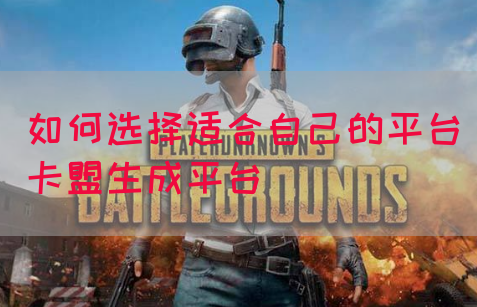 如何选择适合自己的平台卡盟生成平台(图1)