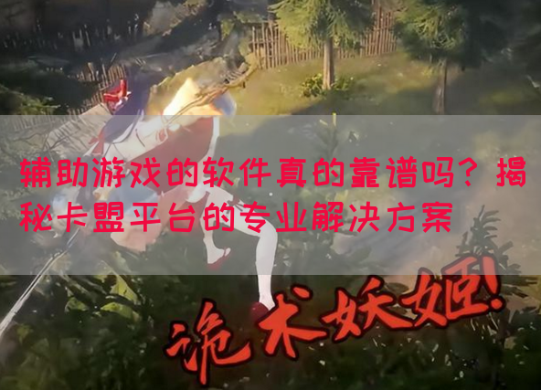 辅助游戏的软件真的靠谱吗？揭秘卡盟平台的专业解决方案(图1)
