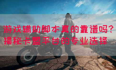 游戏辅助脚本真的靠谱吗？揭秘卡盟平台的专业选择(图1)