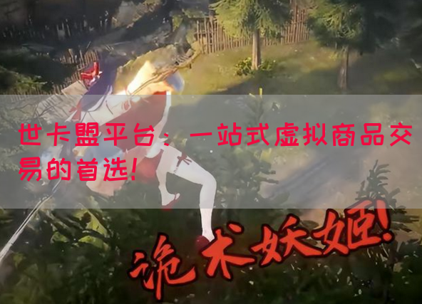 世卡盟平台：一站式虚拟商品交易的首选！