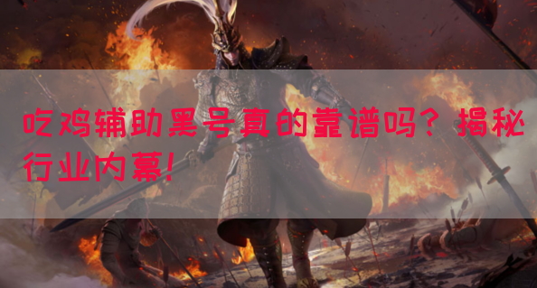 吃鸡辅助黑号真的靠谱吗？揭秘行业内幕！