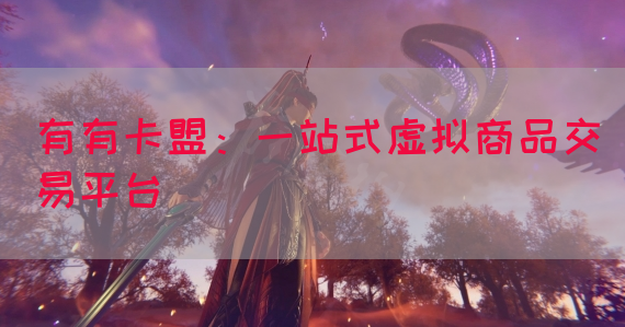 有有卡盟：一站式虚拟商品交易平台