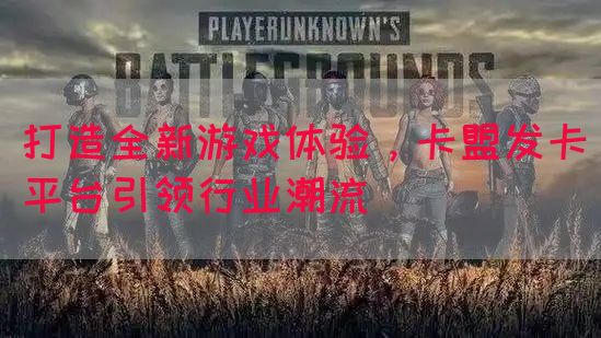 打造全新游戏体验，卡盟发卡平台引领行业潮流