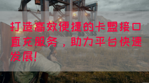 打造高效便捷的卡盟接口直充服务，助力平台快速发展！(图1)