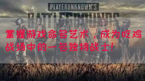 掌握游戏命名艺术，成为吃鸡战场中的一名独特战士！(图1)