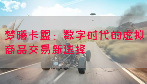 梦曦卡盟：数字时代的虚拟商品交易新选择