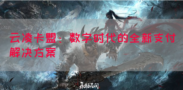 云凌卡盟：数字时代的全新支付解决方案