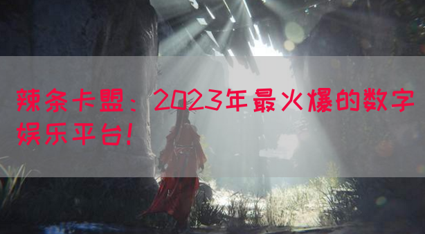 辣条卡盟：2023年最火爆的数字娱乐平台！(图1)