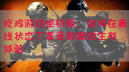 吃鸡游戏单机版：如何在离线状态下享受刺激的生存体验(图1)