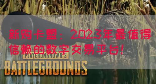 新购卡盟：2023年最值得信赖的数字交易平台！