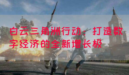 白云三角洲行动：打造数字经济的全新增长极